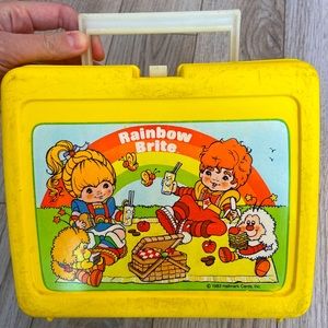 VTG 1983 thermos brand rainbow brite lunchbox